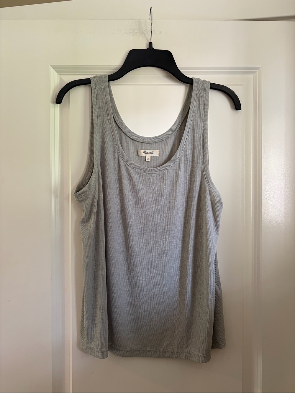 NWT Madewell Light Green Scoop Neck Tank Top